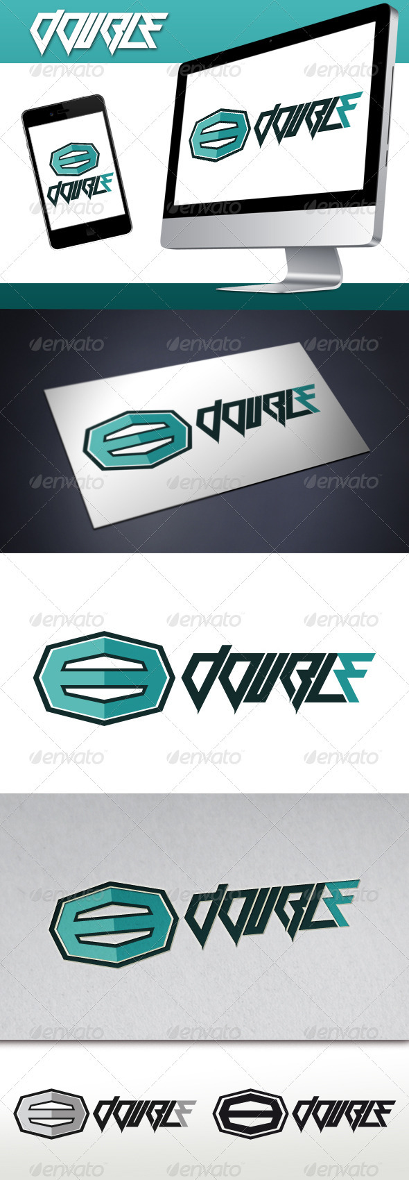 Letter E Logo (Double E) - Letters Logo Templates