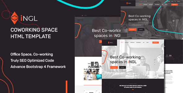 Extraordinary Ingl - Coworking Spaces HTML Template