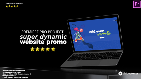 Super Dynamic Website Promo - Web Demo Premiere Pro