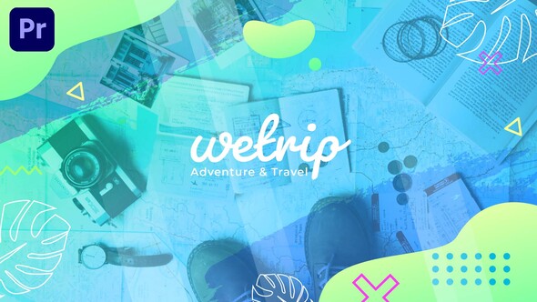 Wetrip - Adventure & Travel Slideshow | Premiere Pro MOGRT