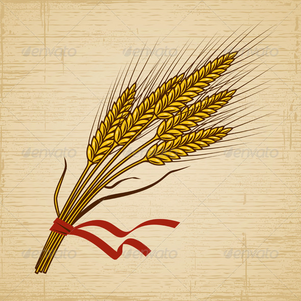 Retro Wheat - Food Objects