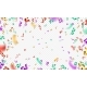 Colorful 3d Confetti Explosion Party or Carnival