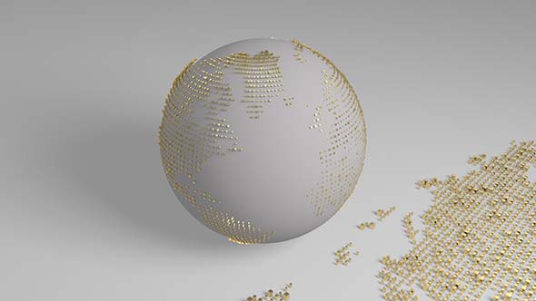 World Globe - 3Docean 30404992