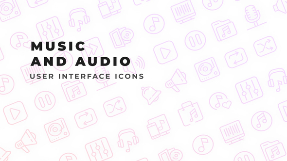 Music & Audio - User Interface Icons