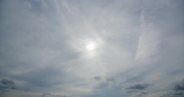 Beautiful Background. Weather Rain Clouds. Time Interval