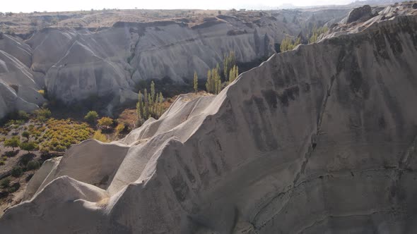 Cappadocia Landscape Aerial View. Turkey. Goreme National Park alt