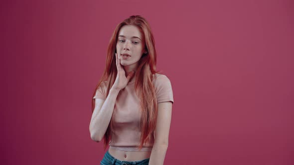 The Young Intelligent Hipster Thinks with Her Hands to Her Lips and in the End She Says Yes alt