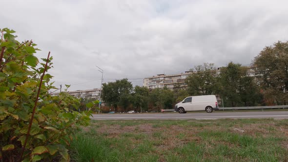 Buses Are Driving In The City alt