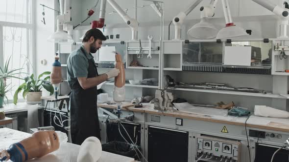 Professional Prosthetic Production Worker Portrait alt