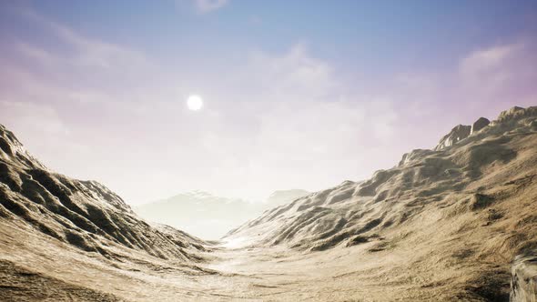 Dry Rocky Mountain Landscape 4K alt