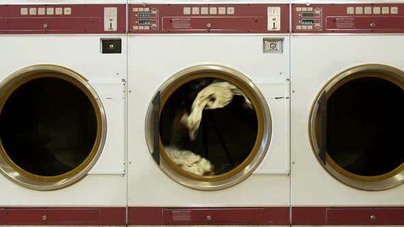 Clothes Dryer Spinning