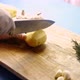 Woman Chef Throws Sliced Potatoes in a Pot to Boil the Domestic Kitchen - VideoHive Item for Sale