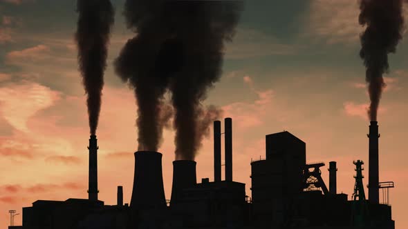 Smoking Factory Chimneys alt