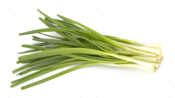 Green Onion isolated on white background Stock Photo by emartsstudio