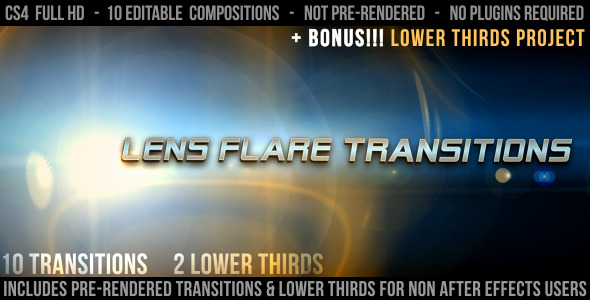 lens flare transitions