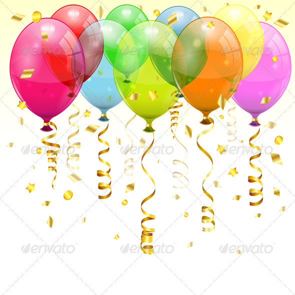 Birthday Balloons - Birthdays Seasons/Holidays