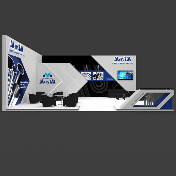 Exhibition Stand 3D - 3Docean 34308060