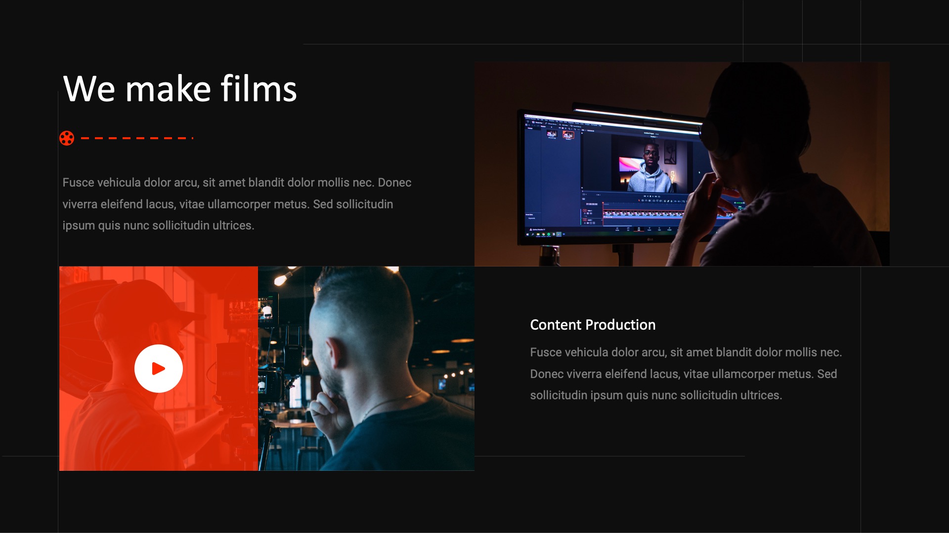 FILMOVIE - Movie Production & Film Studio Powerpoint Template ...