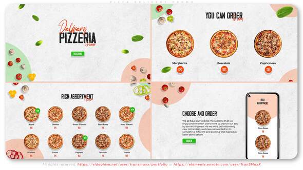 Pizza Delivery Promo Product Promo template preview