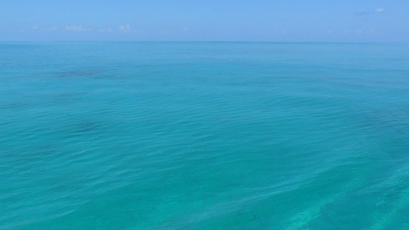 Clear Water Of Caribbean Sea Near Cayo Largo, Cuba