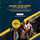 Fitness Google Adwords HTML5 Banner Ads GWD