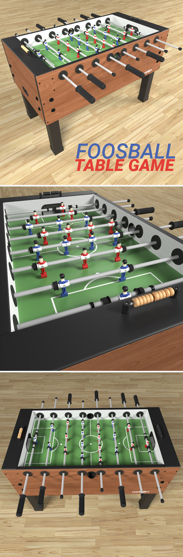 FootballSoccer TableFoosball - 3Docean 34318024