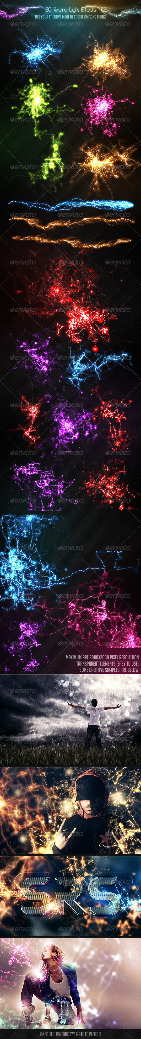 20 Weird & Abstract Light Effects - Abstract Backgrounds