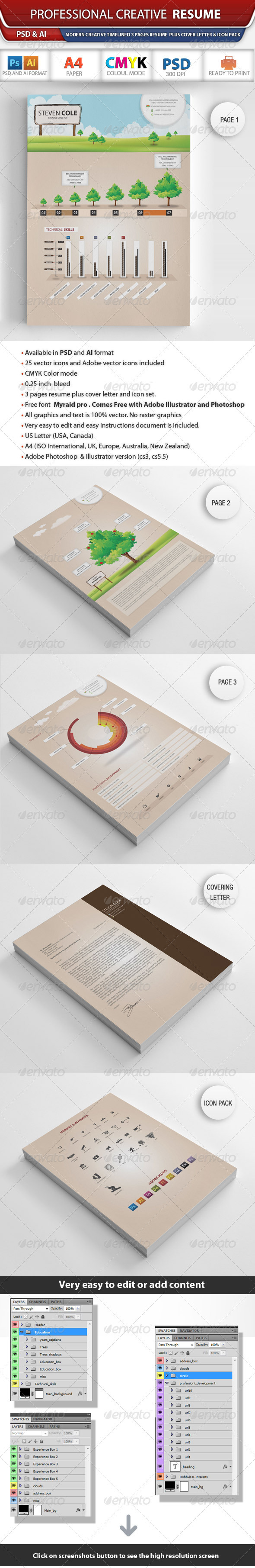 Creative Resume - Resumes Stationery