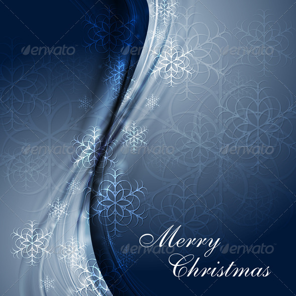 Abstract X-mas background. Vector illustration - Christmas Seasons/Holidays