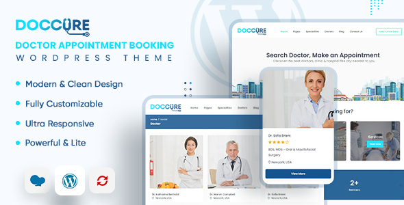 Doccure - Medical WordPress Theme