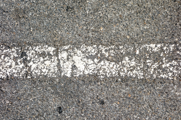 Road surface texture with line paint Stock Photo by Weedezign_photo