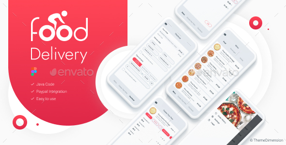 Food Delivery Mobile Application - User Interface