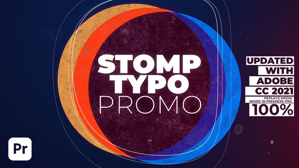 Stomp Typo Promo for Premiere Pro