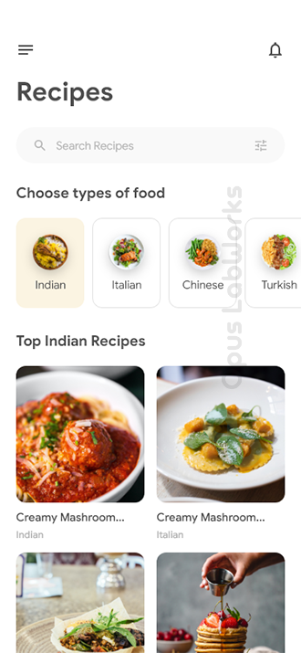 2 App Template | Online Recipes App | Recipe Learning App | Cooking App ...