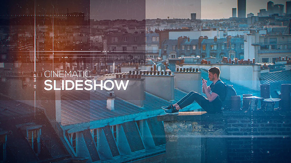 Digital Cinematic Slideshow Video Displays template preview