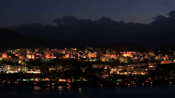 Evening View Of Agios Nikolaos City Across The Bay 2 alt