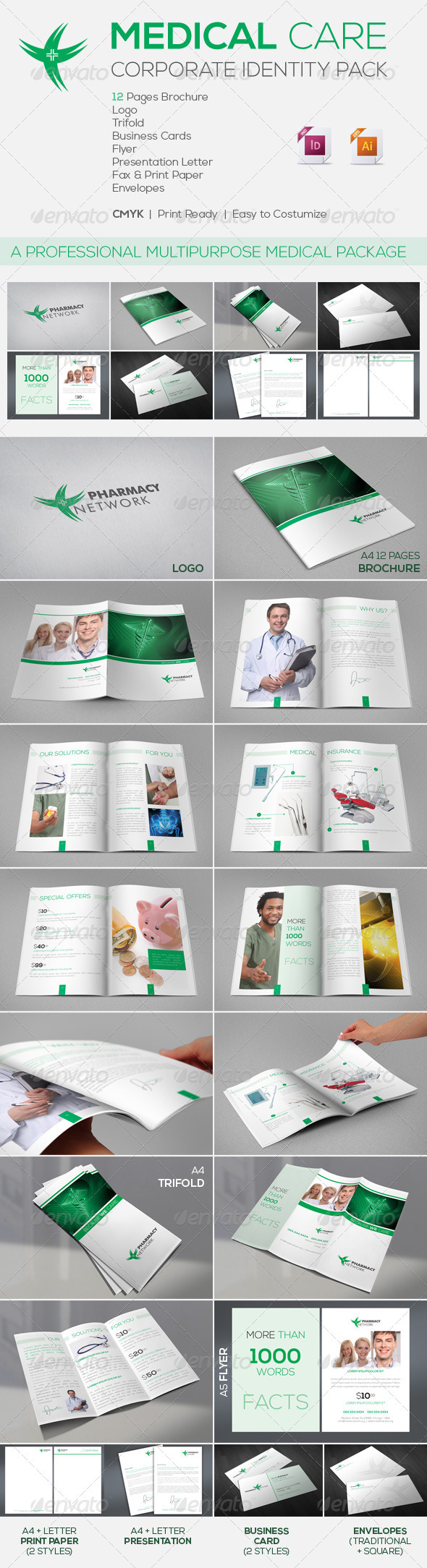 Medical Care | Corporate Identity Package - Corporate Brochures