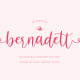 Bernadett | Handwritten Font