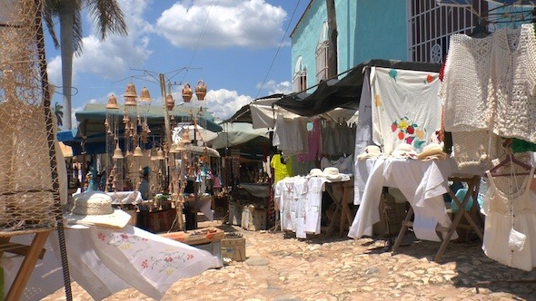 Souvenir Shops On Streets Of Trinidad, Cuba