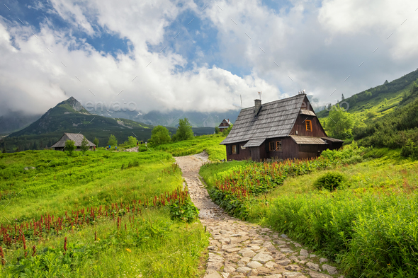 Gasienicowa Valley, Tatra Mountains, Poland Stock Photo by bbsferrari