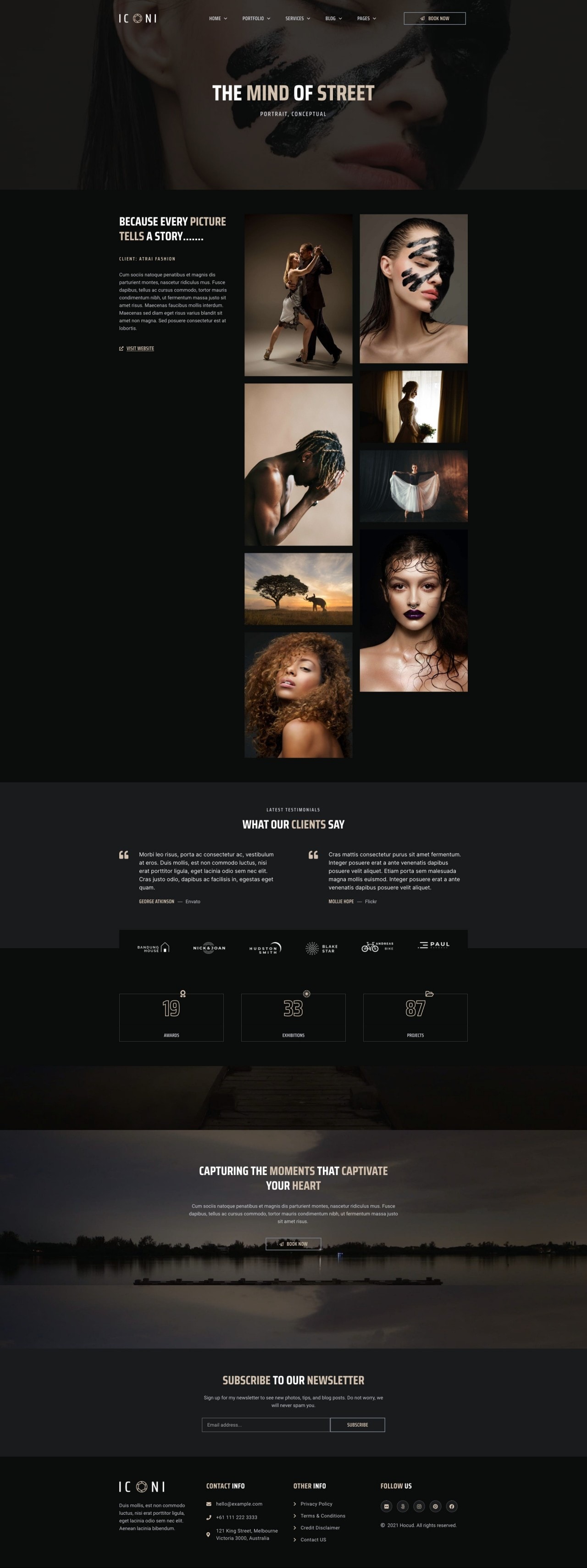 Iconi - Photography & Portfolio Elementor Template Kit by Hocud ...