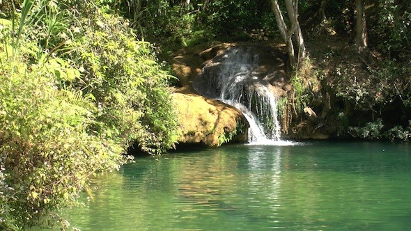 Natural Pool In Topes De Collantes, Cuba