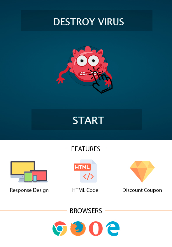 Destroy Virus | HTML5