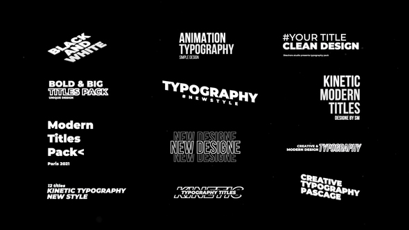 Typography Titles 2.0 | FCPX & Apple Motion