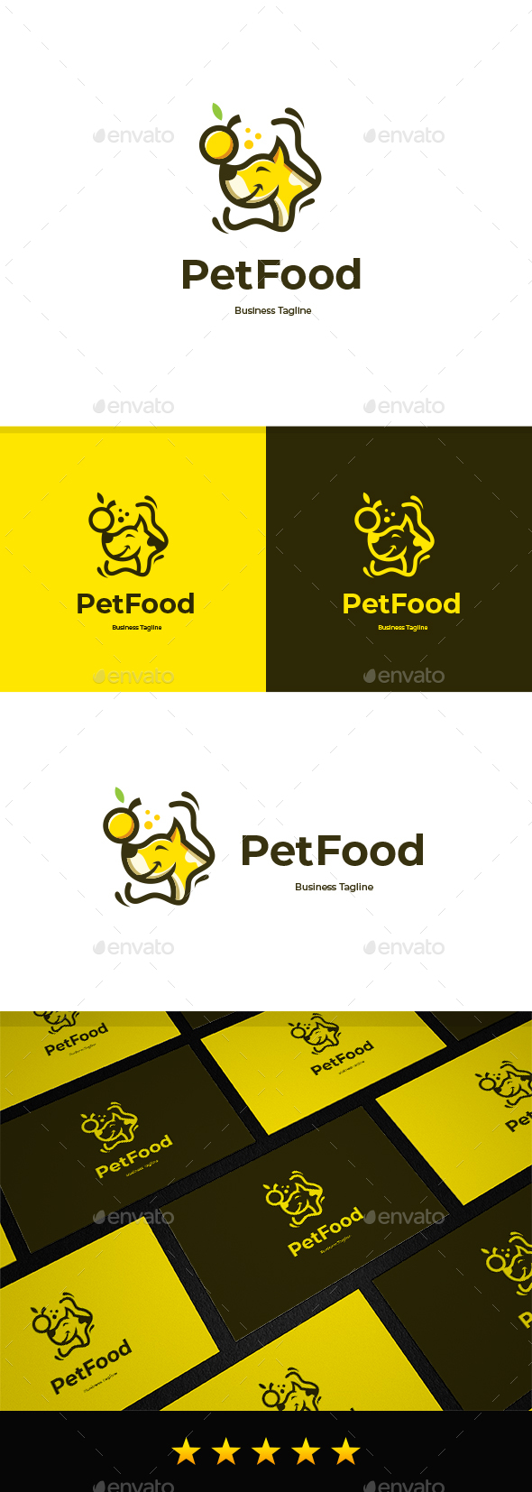 Pet Food Logo Template