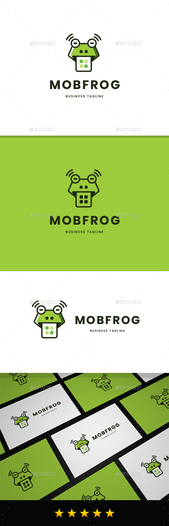 Mobile Frog Logo Template