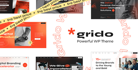 Grido – Creative Multipurpose WordPress Theme