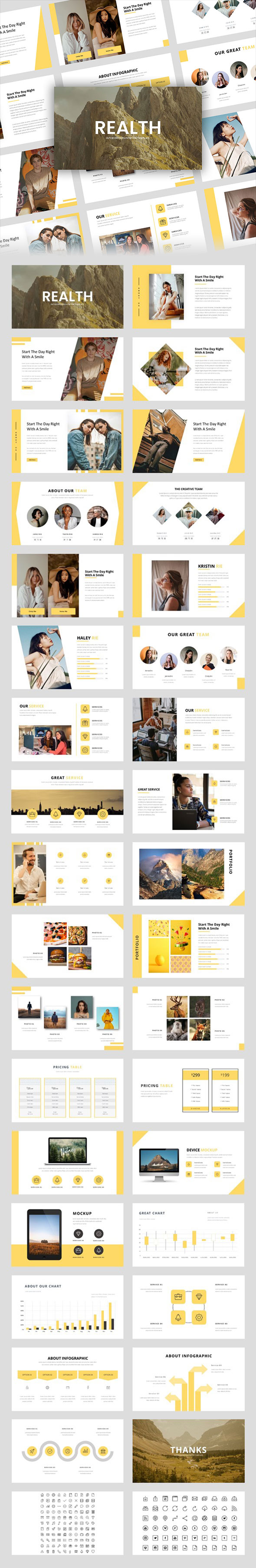Realth – Creative Business PowerPoint Template