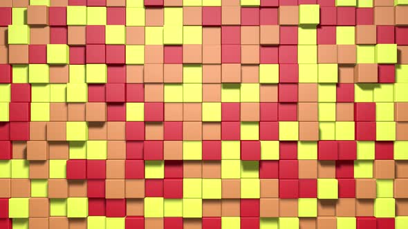 3D Abstract cubes loop alt