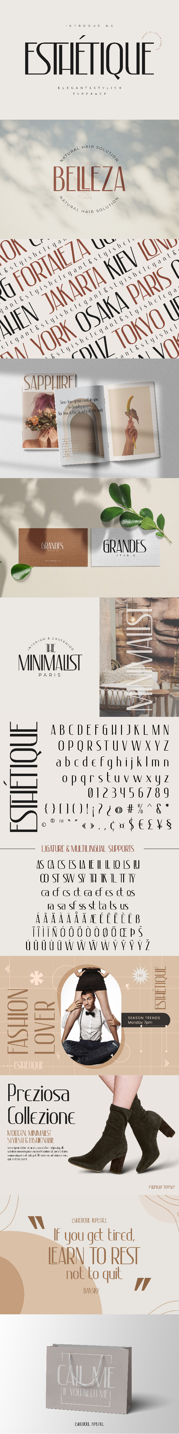 Eshetique | Elegant & Stylish Typeface